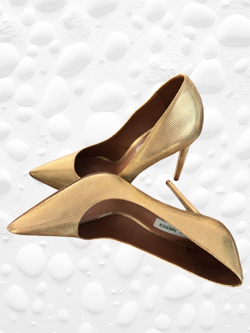 Steve Madden Gold Multi Stiletto Heels – Size 8.5 - Picture 2 of 6